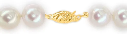 Vista 5 de Collar de oro blanco o amarillo de 14 quilates