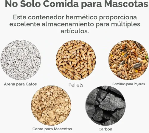 Vista 11 de Iris Contenedor para alimento de perro de estructura hermética, Individual, Negro