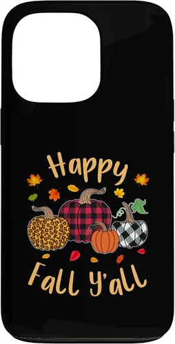 Vista 10 de Happy Fall Y'all Leopard Pumpkin Autumn Season Women Girls Case for iPhone 17