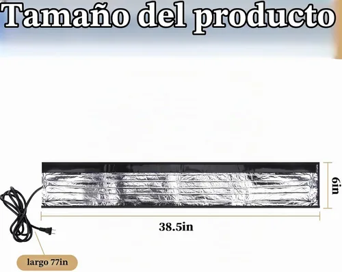 Vista 2 de codree - Manta de calor para tubería de agua de 39 x 6 pulgadas, cinta