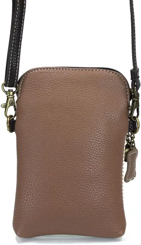 Vista 2 de Chala - Bolsa cruzada de piel sintética multicolor con correa ajustable para teléfono celular