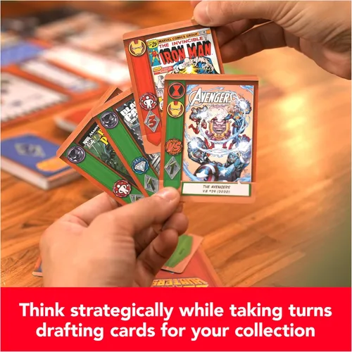 Vista 3 de Spin Master Games, Marvel Comic Hunters, juego de cartas de estrategia de coleccionismo de cómics para fanáticos de Marvel Rivals y películas
