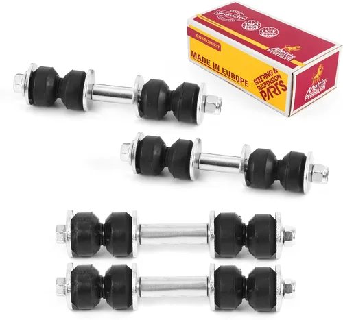 Vista 18 de Metrix Premium Chassis Parts - Kit de 4 piezas de barra estabilizadora delantera y trasera con enlace de extremo de barra estabilizadora para Ford