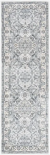 Vista 54 de SAFAVIEH - Colección Isabella, alfombra decorativa - 2'2" x 5', azul y crema, diseño oriental, no desprende pelusa y fácil cuidado, ideal para áreas