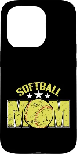 Vista 14 de Softball Mom Sports Parent Team Supporter Case for iPhone 16