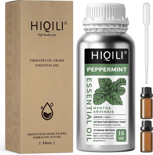Vista 101 de HIQILI Aceite esencial de albahaca, 100% puro y natural, difusor para dormitorio, yoga, meditación para relajación y calma, crecimiento del cabello