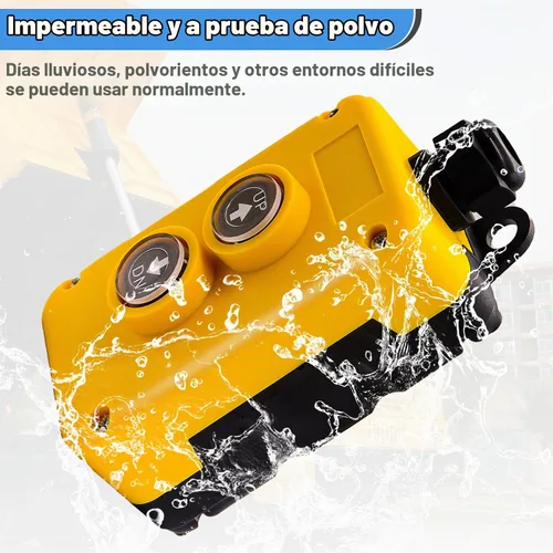 Vista 3 de mxuteuk - Interruptor de control remoto de 4 cables para remolque basculante 12V CC, interruptor arriba-abajo para bomba hidráulica de doble efecto