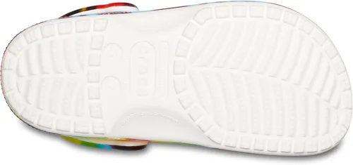 Vista 3 de Crocs - Zuecos clásicos con diseño teñido anudado unisex para adultos