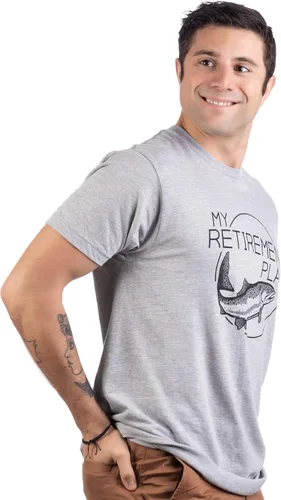 Vista 3 de Camisetas divertidas de humor de pesca Camiseta de pescador Bromas de caña para abuelo para hombres y mujeres