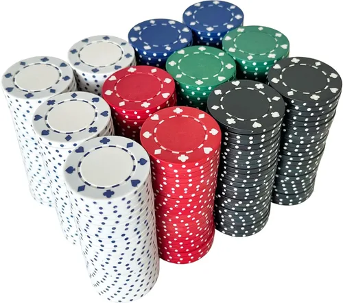 Vista 11 de SEETOOOGAMES Fichas de póquer de casino - 100 piezas 0.41 oz Diseño adecuado - 4