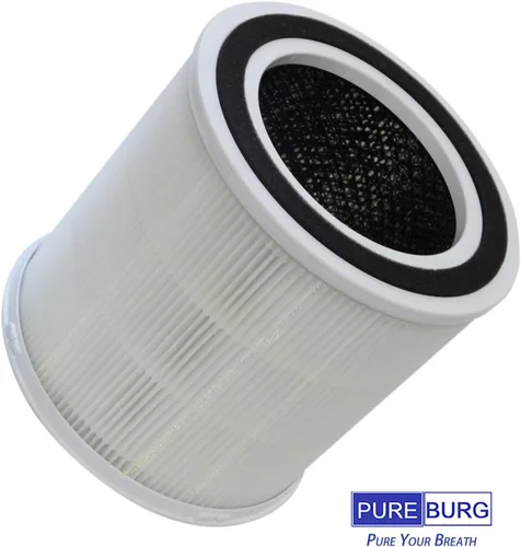 Vista 3 de PUREBURG Filtro de repuesto compatible con purificadores de aire DAYETTE AP301 y JOWSET AP301 AP302 AP303 y AIRROBO AR400, paquete de 2 unidades H13