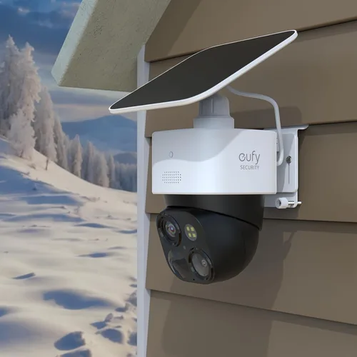 Vista 7 de Clips laterales de vinilo compatible con Eufy SoloCam S340/SoloCam E30 - Cámara de seguridad solar para exteriores (paquete de 1, blanco)