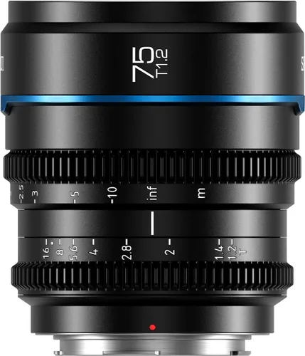 Vista 12 de Sirui Night Walker T1.2 Juego de Lentes Cine, 16mm, 24mm, 35mm, 55mm, 75mm Lentes de Apertura Grande con Enfoque Manual (Montura RF, Negro)