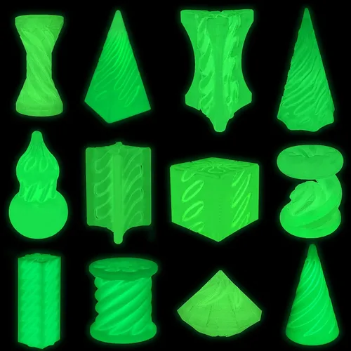 Vista 21 de Escultura Imposible Pirámide Pase 3D Impresa, Juguete para Ansiedad de Cono, Imposible Cilindro Alivio de Ansiedad, Imposible Pase Mágico