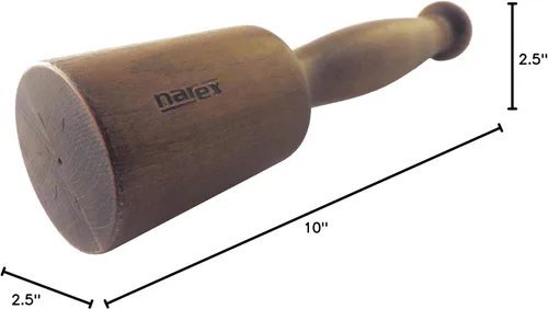 Vista 3 de Narex Redondo torneado 8.82 oz 9 oz de madera de haya tallado mazo 825701