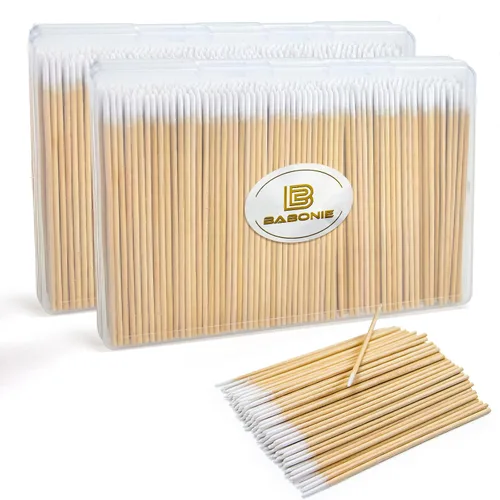 Vista 7 de 200 hisopos de algodón puntiagudos, hisopos de algodón microblading de precisión de 4 pulgadas, micro palos para suministros de uñas, maquillaje
