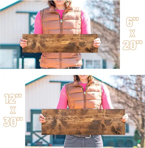 Vista 7 de Letrero personalizado con tu texto, letrero de madera personalizado, letrero de madera de 20 x 6 pulgadas, personalizado con tu información + coords