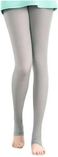 Vista 8 de TheFancyPumpkin Leggings deportivos de seda fría con protección UV para mujer