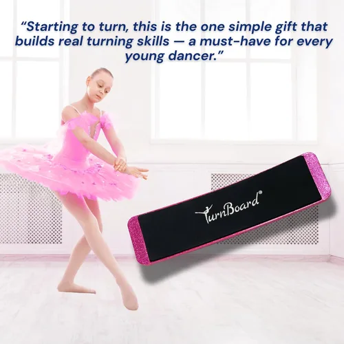 Vista 6 de Ballet Is Fun TurnBoard® – The Original Ballet Turning Board Improve Balance, Spotting & Confidence Made in the USA