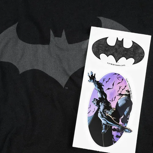 Vista 6 de Popfunk Camiseta clásica con logotipo de Batman Hush