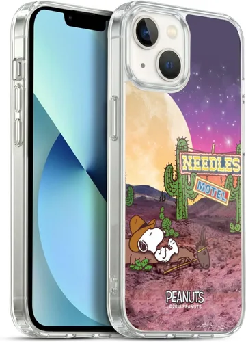 Vista 176 de Head Case Designs Funda de gel con licencia oficial de Peanuts Nebula Cactus Needles Snoopy Space Cowboy [protección de grado militar] compatible