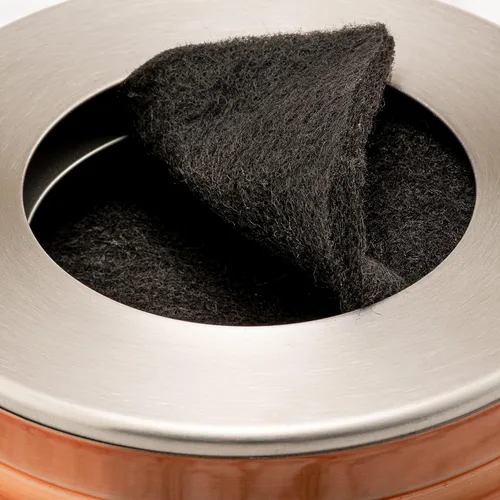 Vista 7 de RED FACTOR Contenedor de Compost Premium para Encimera de Cocina - Cubo de Residuos de Alimentos de Acero Inoxidable con Tecnología Innovadora
