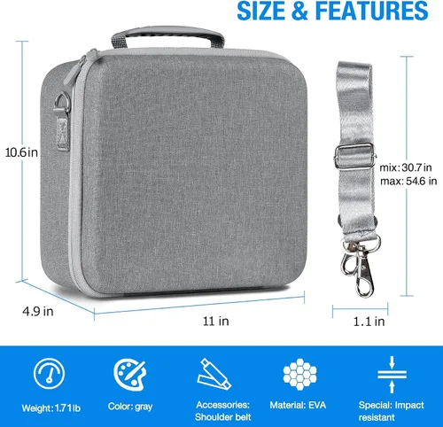 Vista 2 de NinjaPlusOX Funda de transporte para Nintendo SwitchSwitch OLED modelo 2021, carcasa rígida protectora portátil para interruptor de transporte