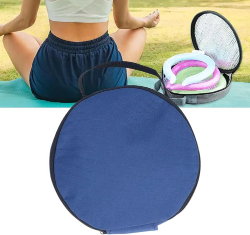 Vista 3 de Bolsa aislante con anillo de enfriamiento para el cuello, reutilizable para congelar el cuello, bolsa de transporte térmica para cuello de hielo