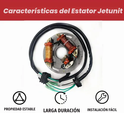 Vista 2 de Estátor para Yamaha Jetski 6R8-85560-10-00,62T-85560-00-00,6R7-85560-10-00 Wave Raider 700 /Wave Venture 700 /SuperJet 700 /Wave Blaster 700 /Wave