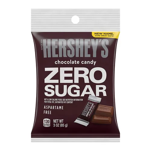 Vista 9 de Caramelos sin azúcar Hershey's - Paquete variado de chocolate sin azúcar - Chocolate con leche Reese's, York y Hershey Cero azúcar Bolsas de 3