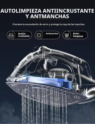 Vista 3 de Sundu Plancha de vapor con suela de cerámica y ráfaga de vapor