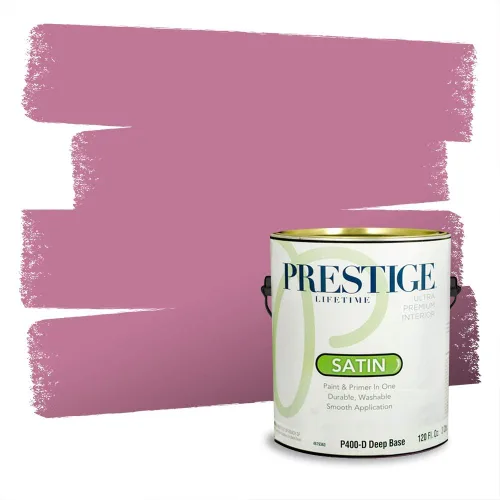 Vista 603 de Prestige Paints Pintura exterior e imprimación en uno, 1 galón, plano, coincidencia comparable de Valspar* Amber Rose*