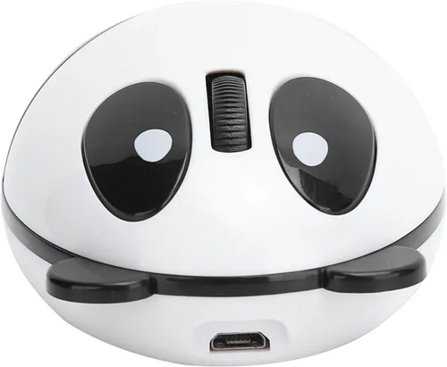 Vista 7 de Sanpyl Ratón de computadora, 2.4 GHz Panda Sensor óptico Ratón universal para computadora portátil de escritorio PC