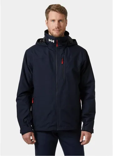 Vista 3 de Helly Hansen Men's Crew Hooded Midlayer Jacket 2.0 2-597 Azul marino