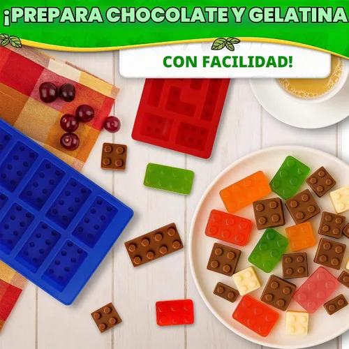 Vista 8 de 3 moldes de silicona para chocolate, antiadherentes, de grado alimenticio