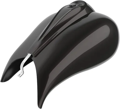 Vista 18 de Cubiertas de tanque estiradas con consola de tablero y tapa de tanque de combustible, cubiertas de combustible de galón para Harley Touring Whisky