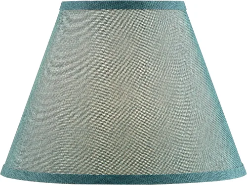 Vista 2 de Aspen Creative 32078A Pantalla de Lámpara de Construcción Spider con Forma de Imperio Transicional en Verde Azulado, 6" Superior x 12" Inferior x 9