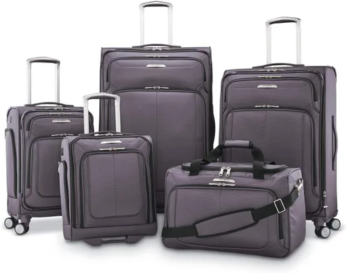 Vista 6 de Samsonite Solyte DLX Softside - Equipaje extensible con ruedas giratorias Gris mineral 123568-1560
