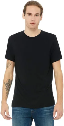 Vista 36 de BELLA+CANVAS Camiseta de cuello redondo para hombre mezcla triple oliva