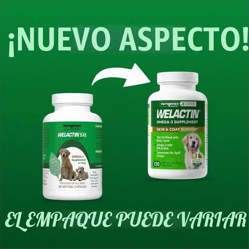 Vista 5 de Nutramax Welactin Canine Softgel Cápsulas