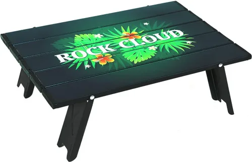 Vista 13 de Rock Cloud Mesa de Playa Plegable de Aluminio Ultraligera Ajustable en Altura, Mesa de Camping Portátil Mini