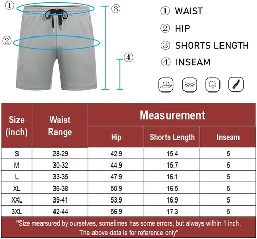Vista 6 de COOFANDY Paquete de 2 pantalones cortos de entrenamiento de gimnasio para hombre, pantalones de malla ligeros para culturismo, entrenamiento