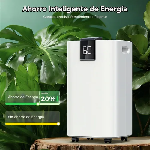 Vista 8 de Trazico Deshumidificador de 4000 pies cuadrados para sótano, con manguera Blanco brillante