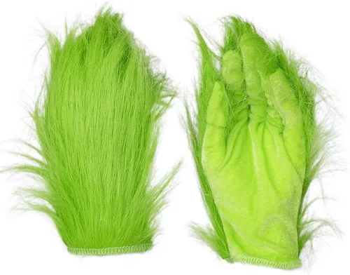 Vista 5 de WPOZD Máscara de látex para cosplay de Navidad, máscara de disfraz verde para adultos