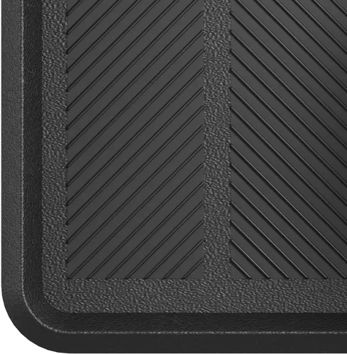 Vista 8 de Sweet Home Stores Bandeja de goma antideslizante para botas de 16 x 32 pulgadas, tapete para interiores y exteriores, para entradas, puertas
