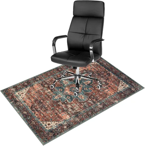 Vista 36 de Anidaroel Alfombra para Silla de Oficina para Piso de Madera Dura, Protector para Silla con Ruedas de 36"x48", Alfombra para Computadora
