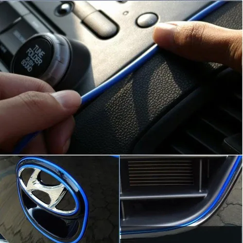 Vista 5 de Atmomo - Cinta flexible de 16.4 pies para decoración de auto, interiores y exteriores