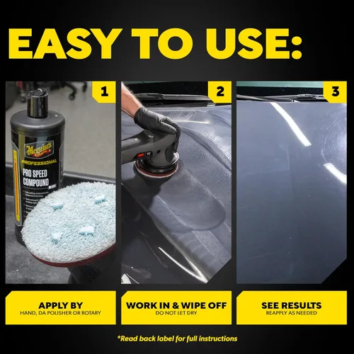 Vista 9 de Líquido de pulido Meguiar's M100 Mirror Glaze Pro Speed Compound