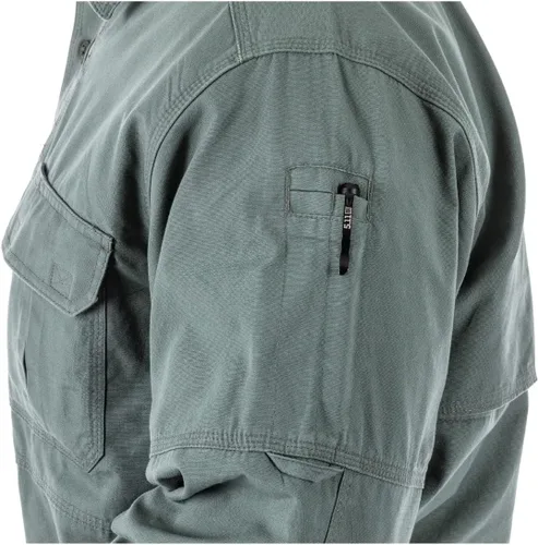 Vista 6 de 5.11 Camisa táctica multiusos de algodón de manga larga para hombre, estilo 72157