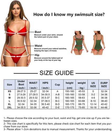 Vista 5 de Erinnerda Traje de baño de una pieza con corte de pierna alta para mujer, con control de abdomen, con volantes, traje de baño de playa